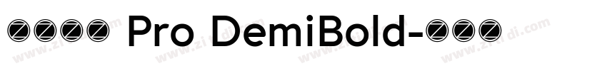 小米兰亭 Pro DemiBold字体转换